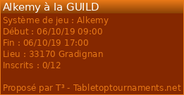 Tournoi Alkemy à La Guild dimanche 6 octobre 25336